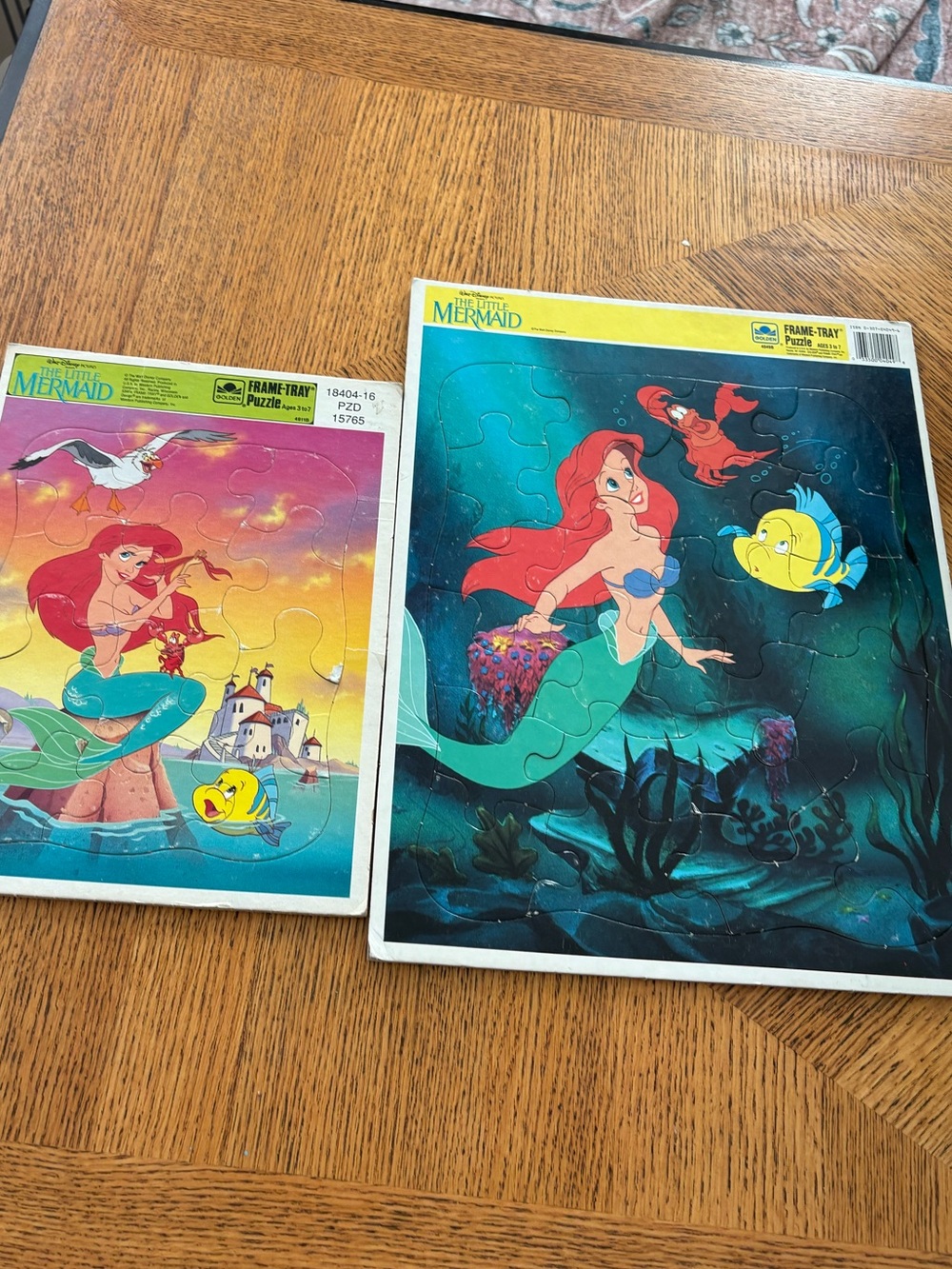 Vintage The Little Mermaid Disney’s Frame Tray Puzzles